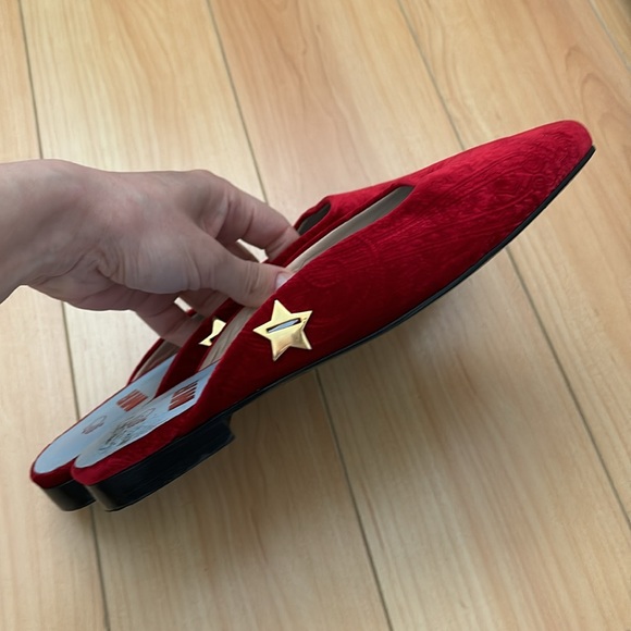 MR by Men Repeller red velvet mules - Picture 7 of 9